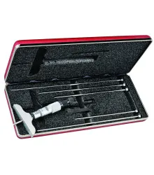 Micrômetro de Profundidade com capacidade de 0 - 150mm e base de 63,5mm