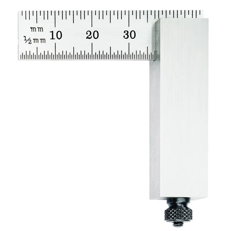 Esquadro Duplo de Aço com Lâmina Graduações ada 50mm