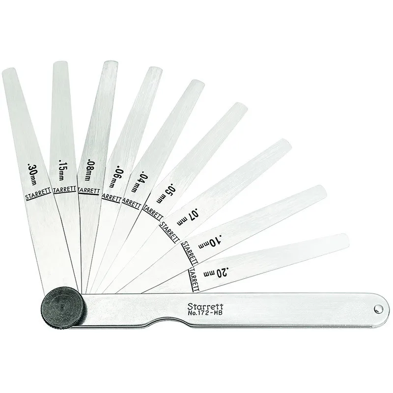 Calibrador de Folga 9 Lâmina de 114mm - 0,04-0,30mm