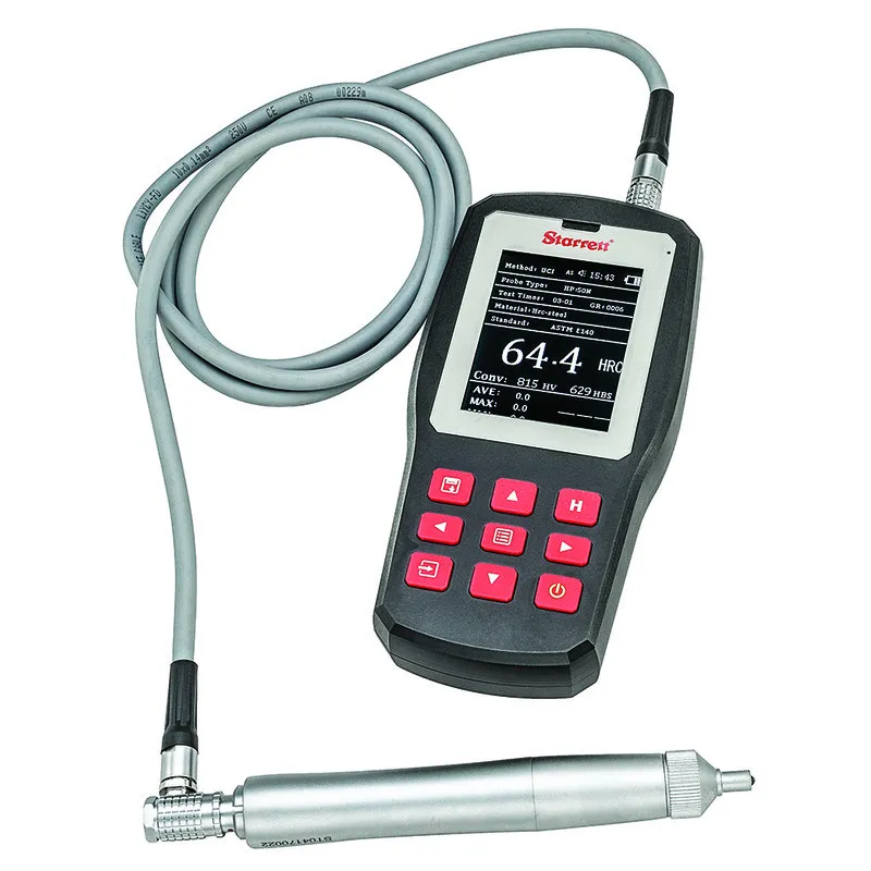 Medidor Portátil de Dureza por Ultrassom com Sonda para 2kgf e RaMenor de 5 Microns