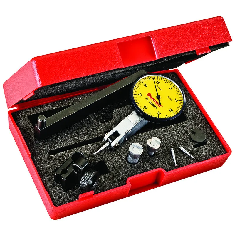 Relógio Apalpador Faixa de 0,8mm - Resolução 0,01mm - Diâmetro 40mm com 6 Acessórios - Ref. 3909MAC