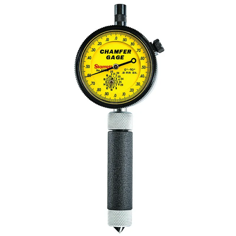 Medidor para chanfros internos 0-90° 0-10mm Leitura 0,02mm