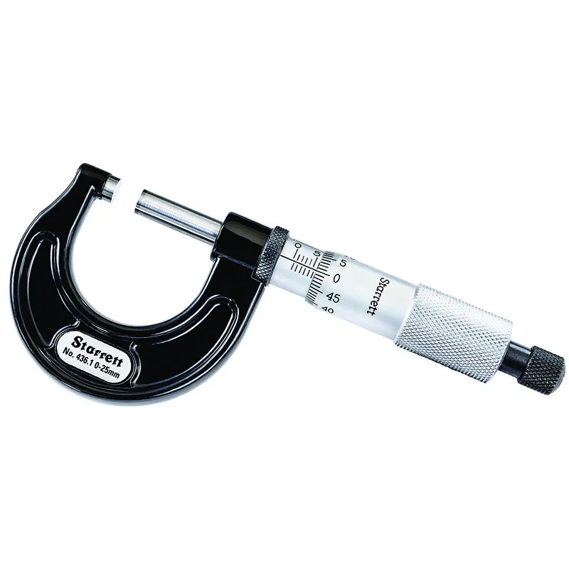 Micrômetro Externo com Capacidade de 0 - 25mm - Resolução de 0,001mm e Exatidão de ±0,002mm