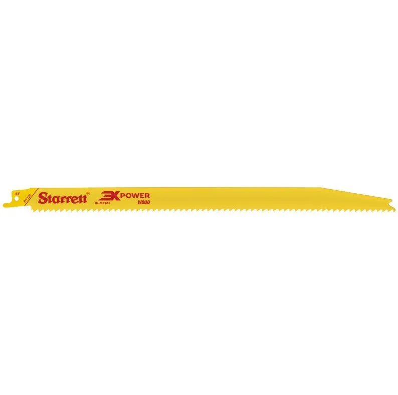 Lâmina de Serra Sabre Bi-Metal Madeira Dentição 6 com 5 Lâminas 605x19x1,27mm