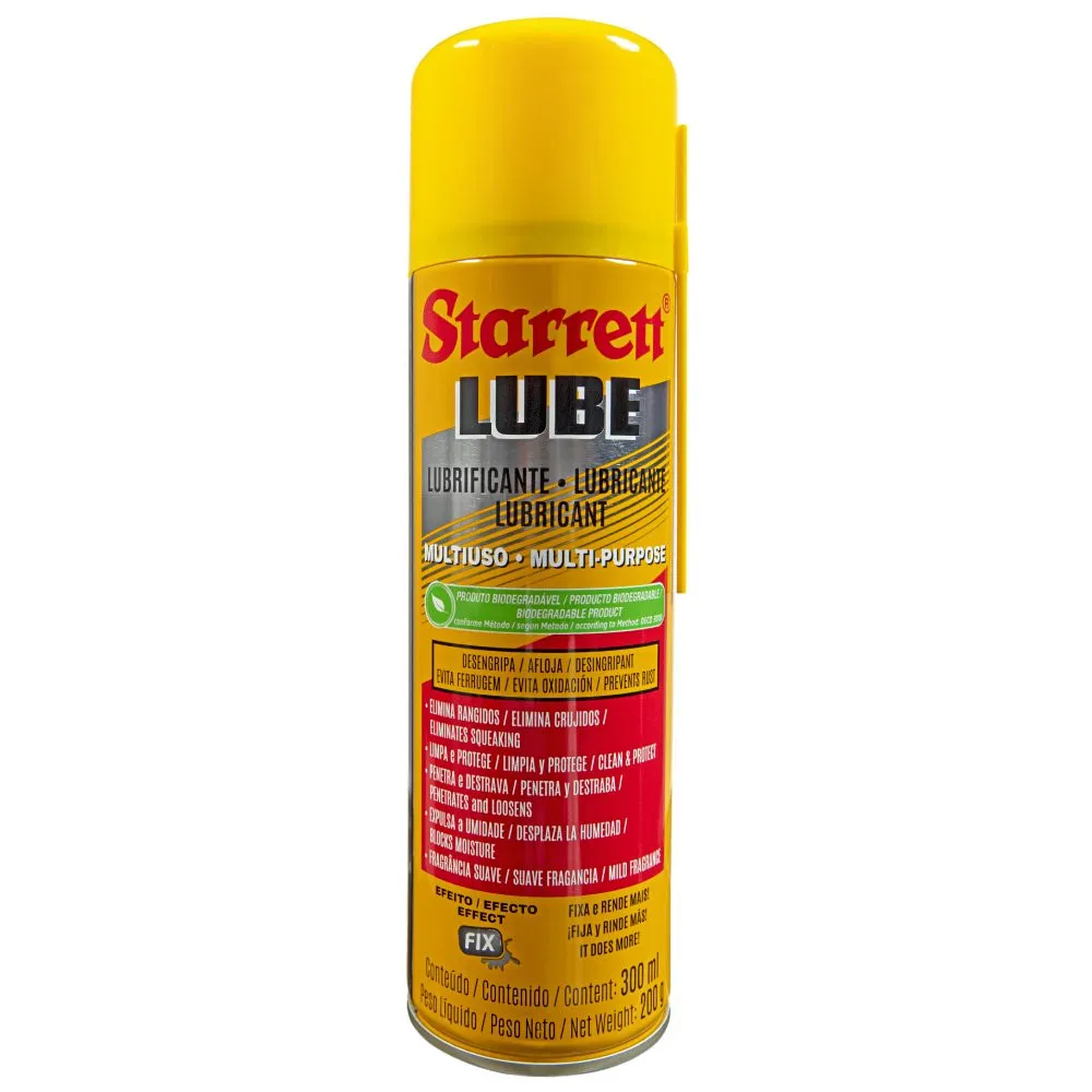 Desingripante e Lubrificante Spray Multiuso - Lube Starrett
