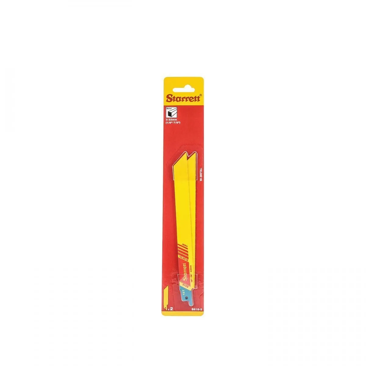 Lâmina de Serra Sabre Bi-Metal Reta para Aplicações Gerais Dentição 18 com 2 Lâminas 203mm