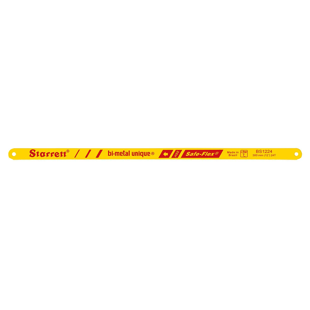 Lâmina de Serra Manual BS - Bi-Metal Starrett com dentição de 24